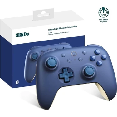 8bitdo Nintendo Switch Ultimate 2c Bluetooth Kablosuz Controller ( Koyu Mavi