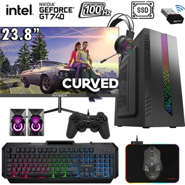 Xaser Tetrix X100 I5 4570 16GB Ram 512GB SSD 4gb GT740 23.8" 100Hz Oyuncu Tavsiye