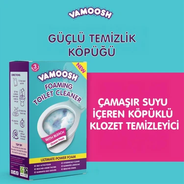 Vamoosh Köpüren Tuvalet Temizleyici - 3lü Fiyatı