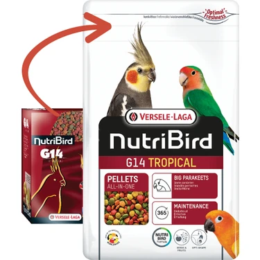 Versele-Laga Versele Laga Nutrıbırd G14 Tropıcal Paraket Pelet Yem