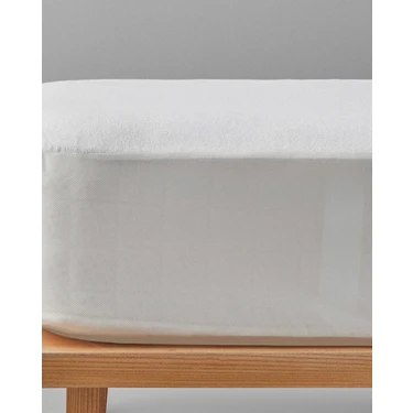 English Home Comfort Pamuklu Sıvı Geçirmez Tek Kişilik Alez 140x200 + 30 cm