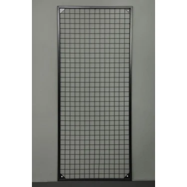 Rafburada Sık Telli Tel Raf - Tel Pano Stand, Duvar Askılığı - 60x150