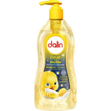 Dalin Bebekler İçin Saç ve Vücut Şampuanı 700 ml - Paraben İçermez, Vanilya Özlü, %98 Doğal ve