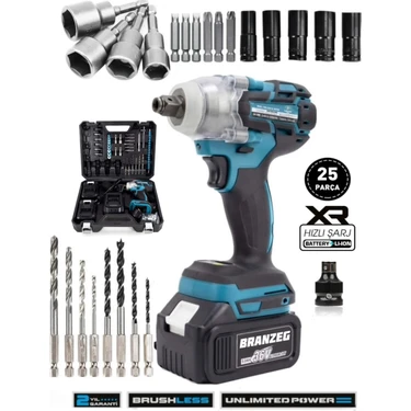 Branzeg Kömürsüz Torklu Vidalama Matkap & Full Setli Somun Fiyatı