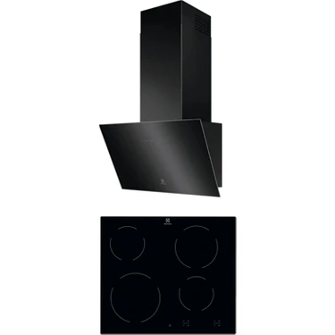 Electrolux Siyah Ikili Ankastre