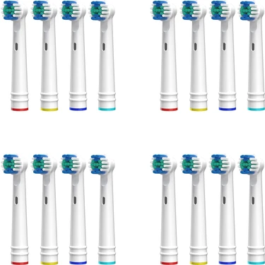 24sat 16'Li Elektrikli ve Şarjlı Diş Fırçası Kafası Oral B ile