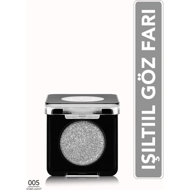 Flormar Mono Yüksek Pigmentli & Doğal Işıltılı Kompakt Göz Farı (005 Starlight)