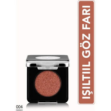 Flormar Mono Yüksek Pigmentli & Doğal Işıltılı Kompakt Göz Farı (004 Fireball)