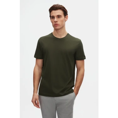 D'S Damat Ds Damat Comfort Fit Haki %100 Pamuk T-Shirt 6HC14ORT02005 — Hepsiburada ürün görseli