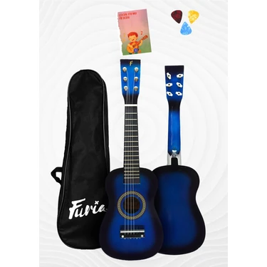 Furia FR-23BLS 6 Telli Çocuk Gitarı - Lacivert Hafif ve Ergonomik Tasarım ile Eğlenceli