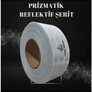 50 Metre Beyaz Tüvtürk Uyumlu Reflektif Şerit