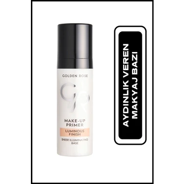 Golden Rose Make-Up Primer Luminous Finish - Işıltılı ve Aydınlık Görünüm Veren Makyaj Bazı 30