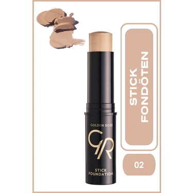 Golden Rose Stick Foundation No: 02 Ivory - Yüksek Kapatıcı Stik Fondöten 11