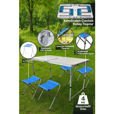 Blooma 4 Tabureli Kamp