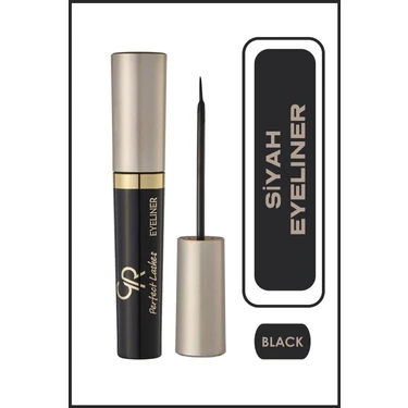 Golden Rose Perfect Lashes Black Eyeliner - Provitamin B5 İçerikli Hızlı Kuruyan Siyah Likit