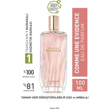 Yves Rocher Comme une Evidence EDP- Comme Une Evidence- Kadın