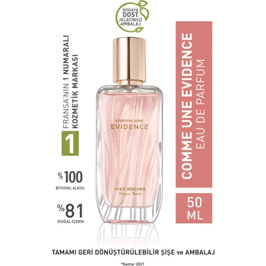 Yves Rocher Comme une Evidence EDP- Comme Une Evidence- Kadın