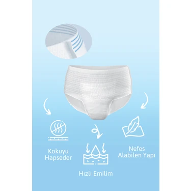 Tena Proskin Pants Plus Emici Külot, En Büyük Boy (Xl), 6 Fiyatı
