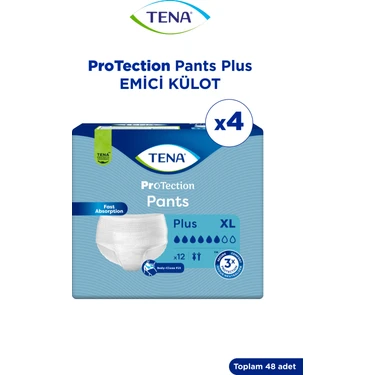 Tena Proskin Pants Plus Emici Külot, En Büyük Boy (Xl), 6 Fiyatı