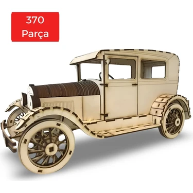【希少品】組立式木製自動車フィギュア　フォード Ford A Model 1927 Klasik Ahşap Araba Maketi - 3D Puzzle Hobi Fiyatı