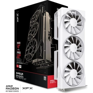Xfx Swift Radeon Rx 9070 Xt Whıte 16GB RX-97TSWF3W9 Gddr6 256 Bit Ekran