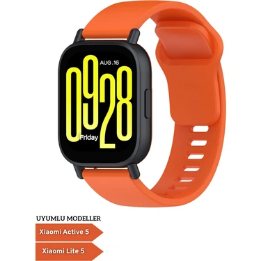 Xiaomi Redmi Watch5 Active/lite Kordon Akıllı Saat Bileklik Kordonu Yumuşak Silikon