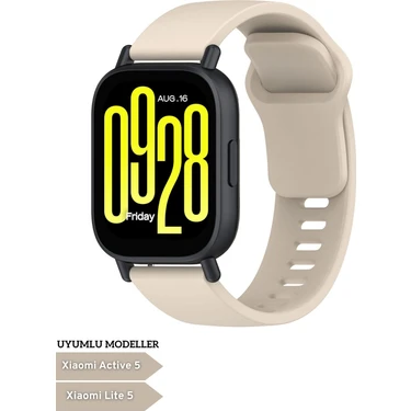Xiaomi Redmi Watch5 Active/lite Kordon Akıllı Saat Bileklik Kordonu Yumuşak Silikon