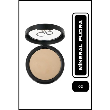Golden Rose Mineral Terrabaked Powder No: 02 Natural - Mineral Etkili Fırınlanmış