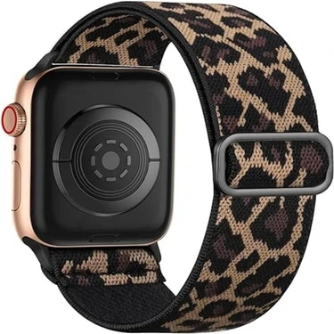 Alstrap Apple Watch 11-10 42MM Seri 4-5-6-7-8-9 Uyumlu 38-40-41MM Kumaş Elastik Kordon