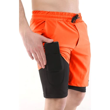 Ghassy Co. Ghassy Co Erkek Running Hızlı Kuruma Micropolyester Arka Fermuar Cepli ve Havlu Halkalı