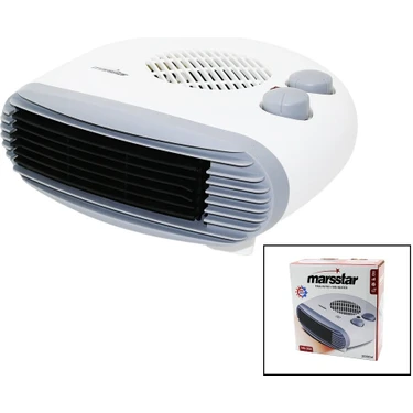 2ın1 = Sıcak - Soğuk  Turbo Fanlı Isıtıcı   2 Kademe Sıcak - 1 Kademe Serin   2000W  MS-200