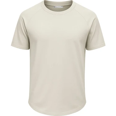 Ghassy Co. Erkek Reglan Oval Kesim  Pamuk Yumuşak Dokulu Bisiklet Yaka