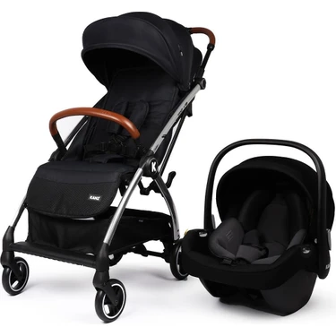 Kanz Xflip Autofold Travel Sistem Bebek Arabası Deeply Black Fiyatı