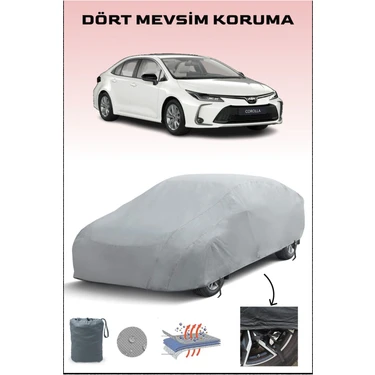 Breen Toyota Corolla Sedan ile Uyumlu Oto Branda, Araba Brandası, Su ve Güneş Geçirmez Araba