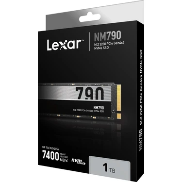 Lexar NM790 1TB Gen4x4 7400/6500MB/sn NVMe PCIe M.2 SSD Fiyatı