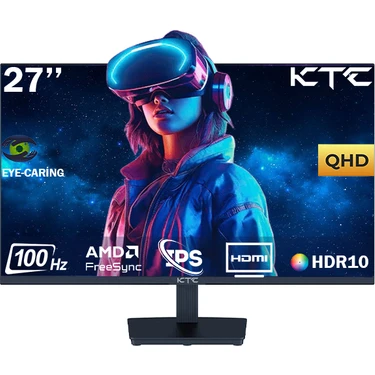 KTC H27T27 27 100 Hz (HDMI + Dısplay Port ) 2560×1440 Fiyatı