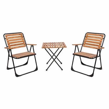 Evvon Metal İskeletli Bistro Set -