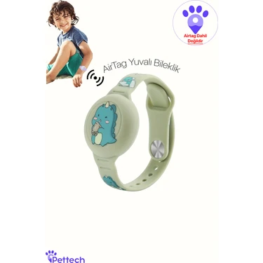 Pettech Çocuklar Için Airtag Yuvalı