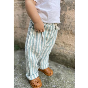 Cigit Müslin Pantolon Yeşil
