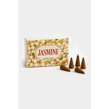 Doğal Yasemin Aromalı Konik Tütsü (Jasmine) 10’lu