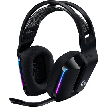 Logitech G733 Black 981-000864 7.1 Surround RGB Mikrofonlu LightSpeed Kablosuz Gaming (Oyuncu)
