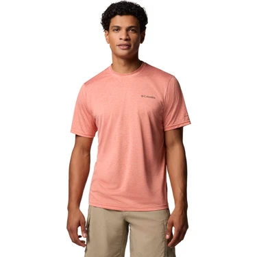 Columbia Hike Crew Erkek Kırmızı Outdoor T-Shirt
