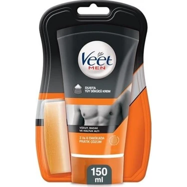 Veet Men Veet Erkeklere Özel Duşta Tüy Dökücü Krem 150 ml Hızlı Etki ve Kolay