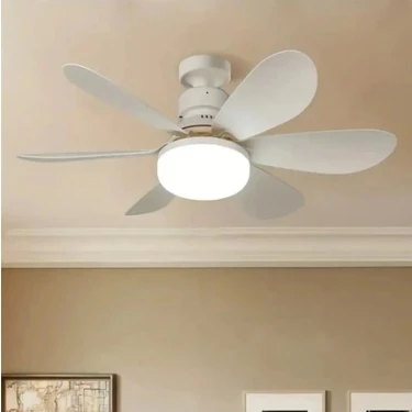 Cata Lodos Fan 62W Ledli E-27 Duy A Takılabilen 6 Kanatlı Kumandalı Tavan