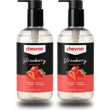 Chevron Su Bazlı Natural Jel Strawberry 250 ml 2'li