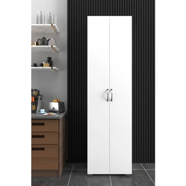 Çok Amaçlı Dolap Mutfak Banyo Balkon Kiler 8 Raflı
