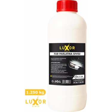 Luxor Kimya 1.250 Kg Far Parlatıcı , Far Parlatma ,Far