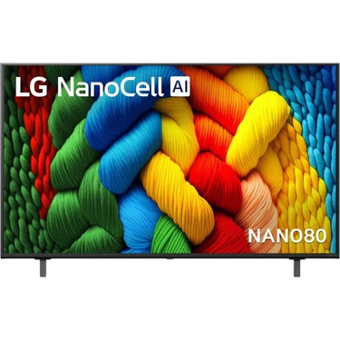 LG 55NANO80A6B 55'' 139 Ekran Uydu Alıcılı 4K Ultra HD Smart AI  HDR10 Nanocell