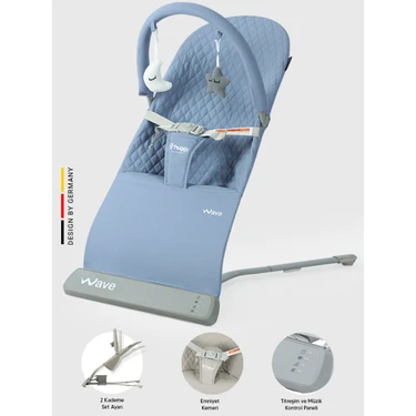 Huggy Wave Bebek Hareket Ettikçe Sallanabilen Kademeli Müzikli Titreşimli