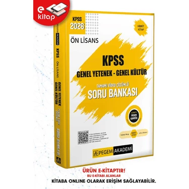 Pegem Akademi Yayıncılık 2026 Kpss Ön Lisans Genel Yetenek Genel Kültür Tamamı Video